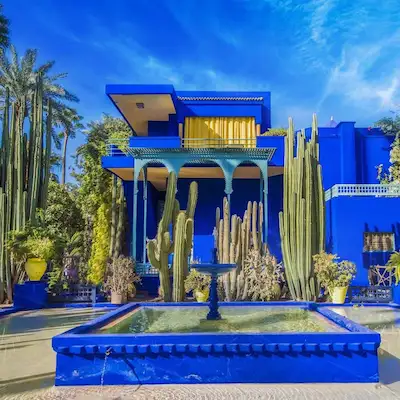 Traditional riad courtyard in Marrakech
